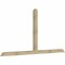 Ekena Millwork Portland Rough Sawn Timber Gable Bracket, Douglas Fir, 108"W x 54"H x 4"D x 4"F, 12/12 Pitch GBW108X54X0404POR00RDF - alternate 2